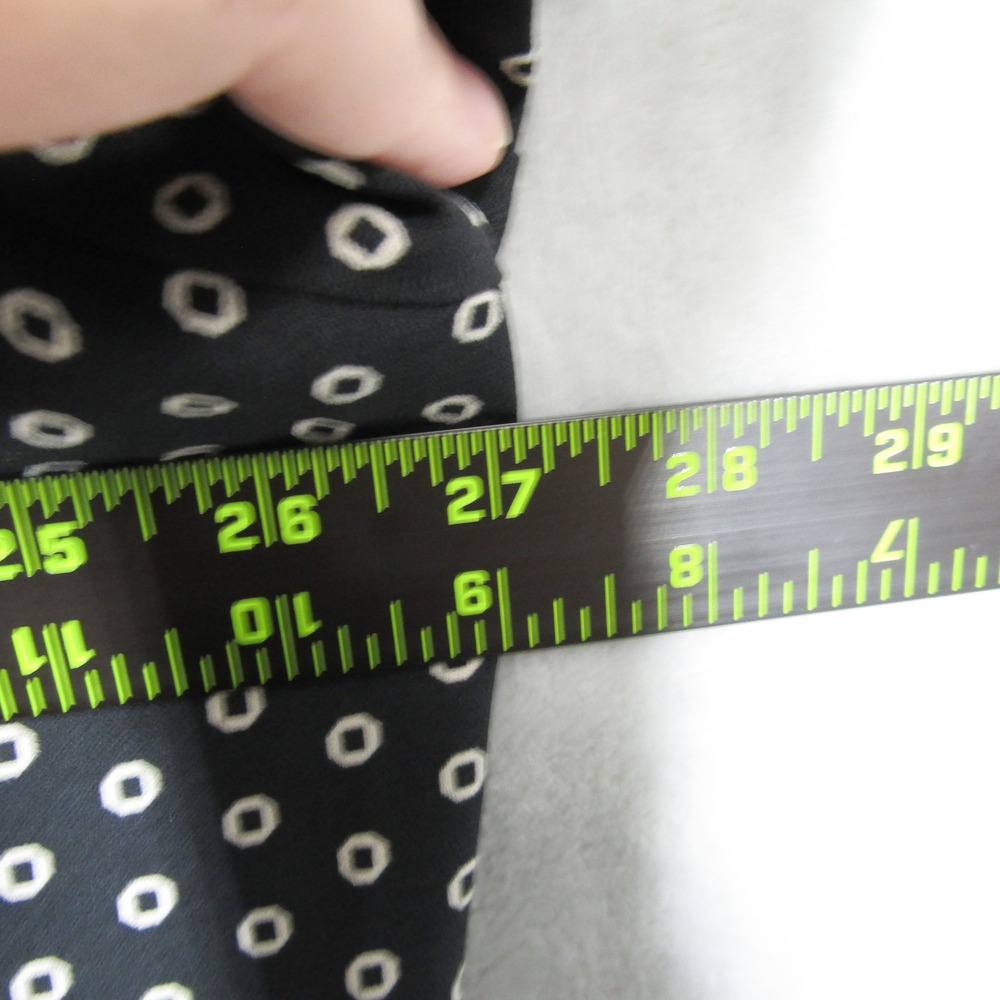 Ava & Viv 3X Black White Polka Dot Tunic Top Short Sleeve Casual Blouse - Picture 5 of 10